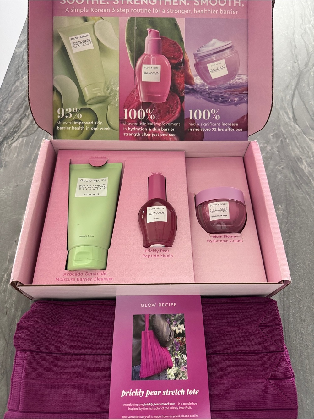 UNOPENED Glow Recipe Skincare Set